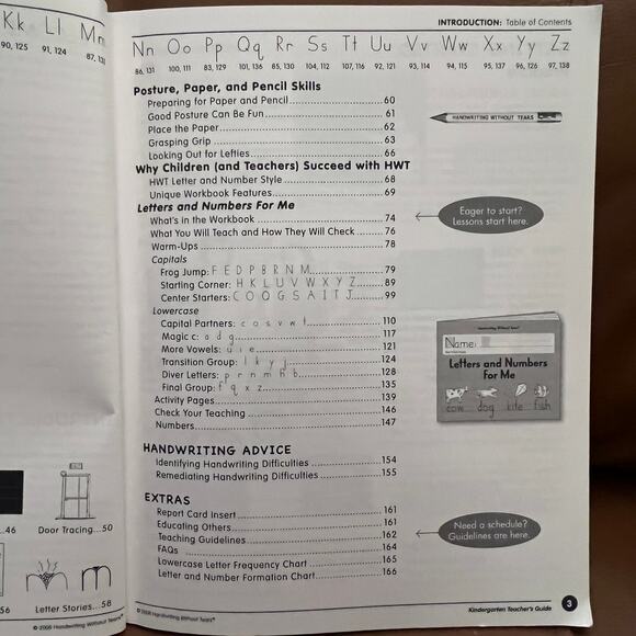 New Letters and Numbers for Me Teacher Guides and Student Workbook - Picture 5 of 11